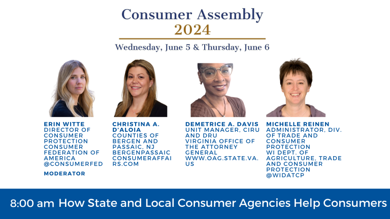 Breakfast Dialogue: How State and Local Consumer Agencies Help Consumers