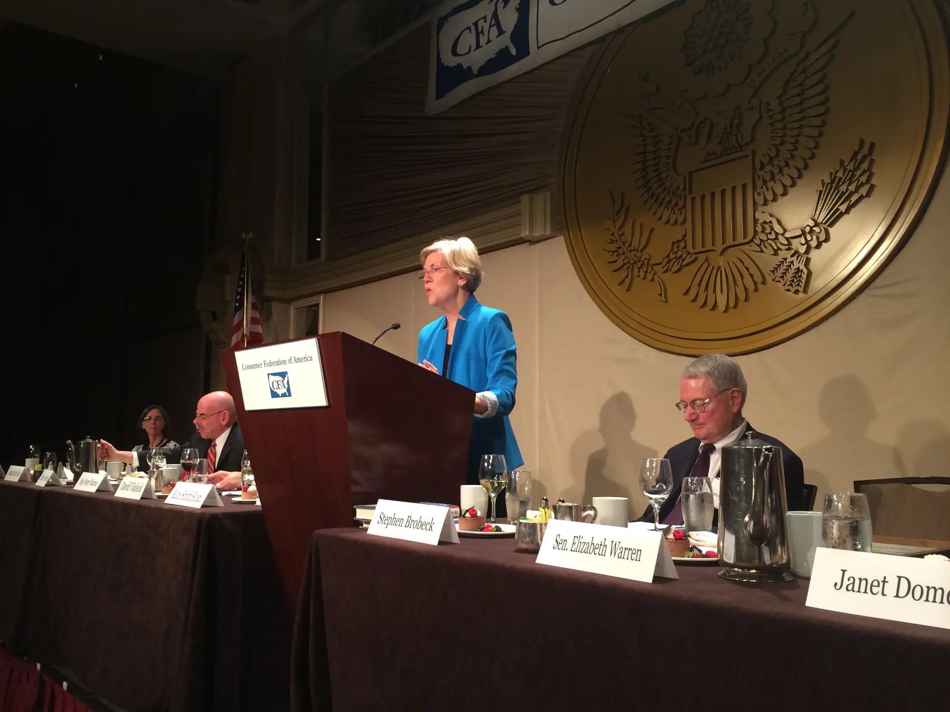 Senator Elizabeth Warren