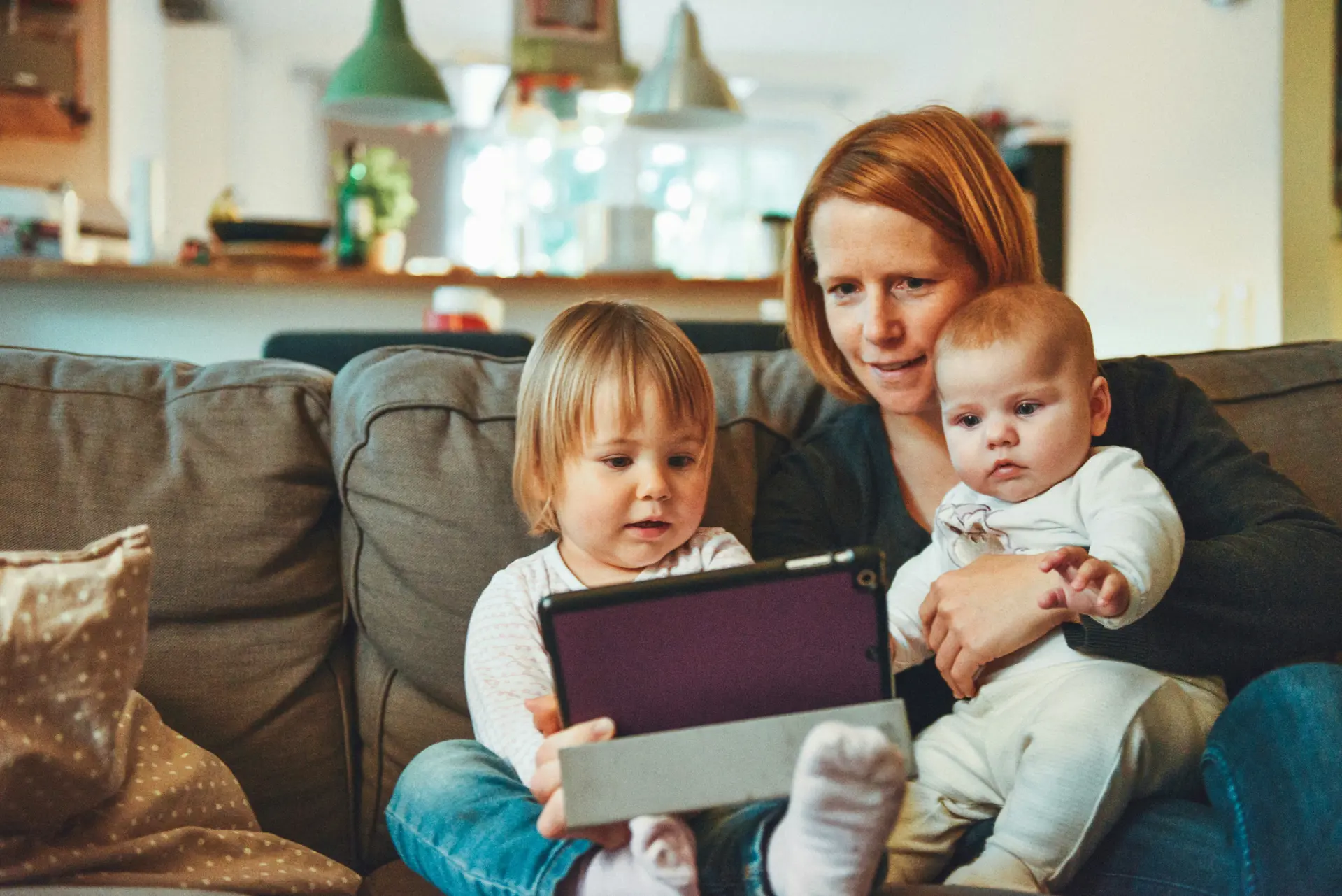 Mom With Kids